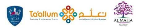 Ta'allum Group and Al Maha Academy logo