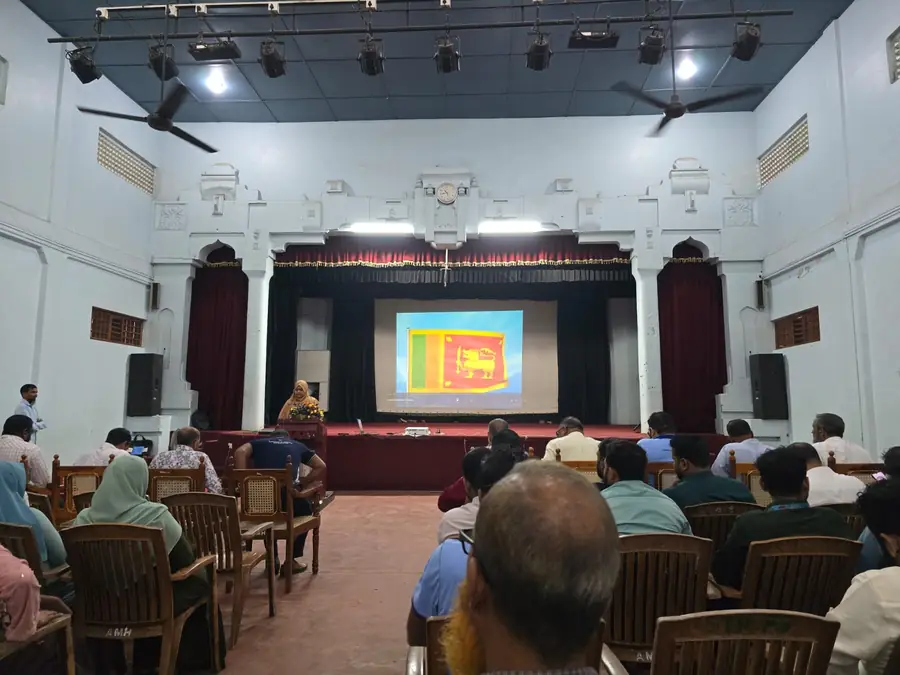 Job fair hall in Sammanthurai