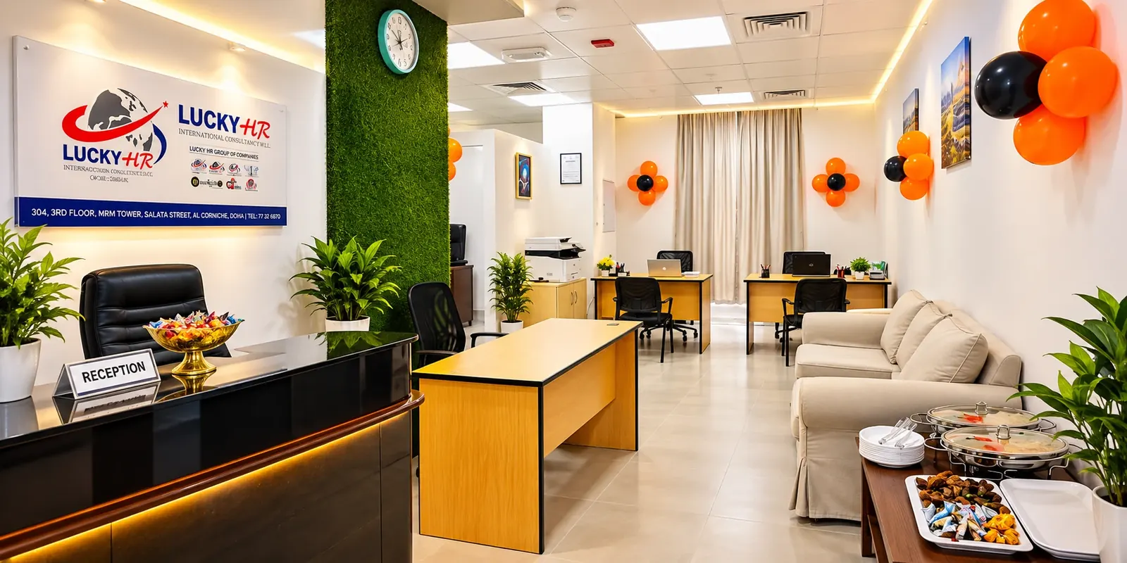 Lucky HR International Consultancy office in Doha, Qatar