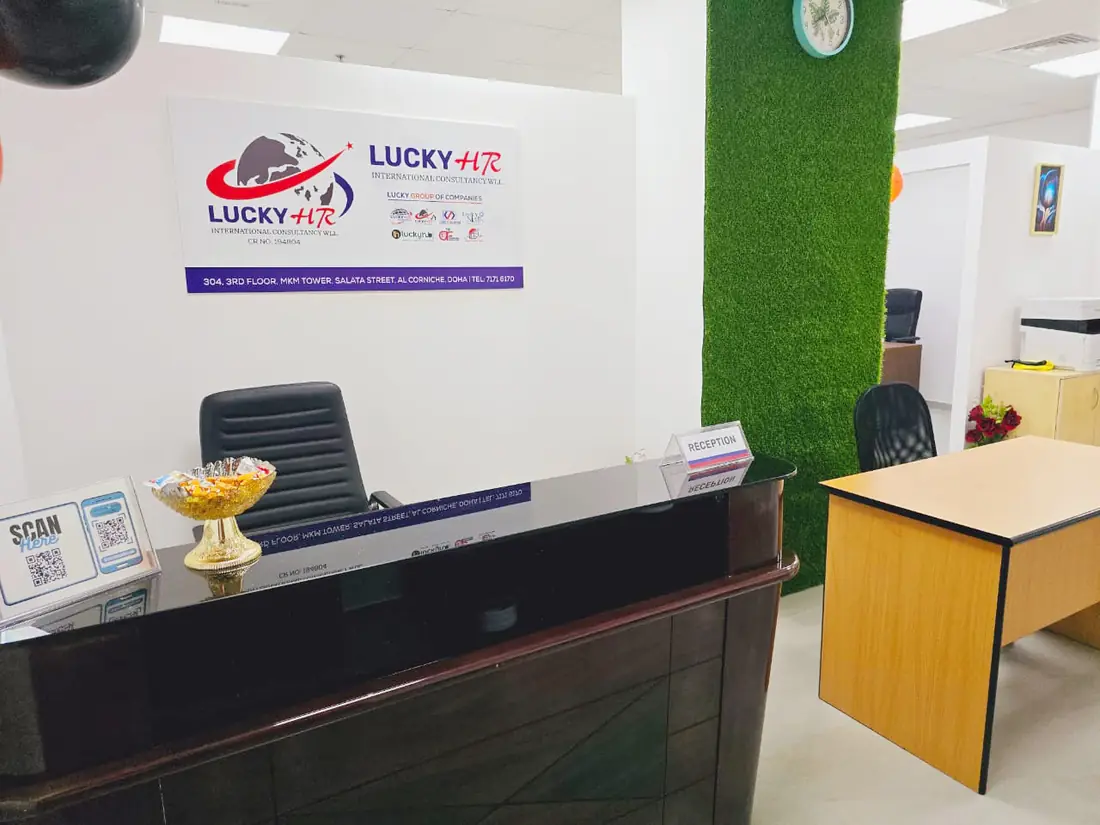 Reception in the Doha office