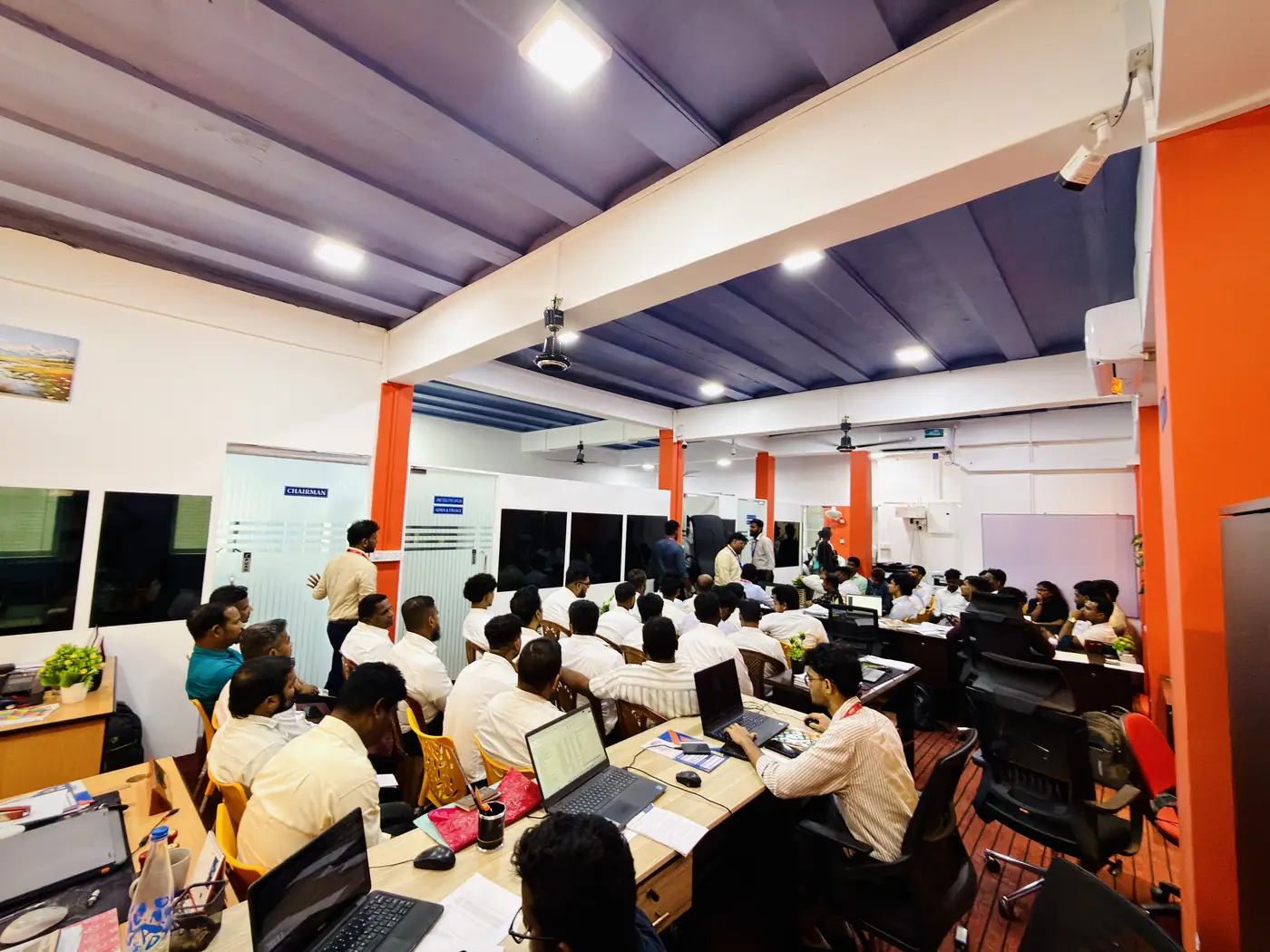 Live interview day for Transind Holding at the Colombo head office