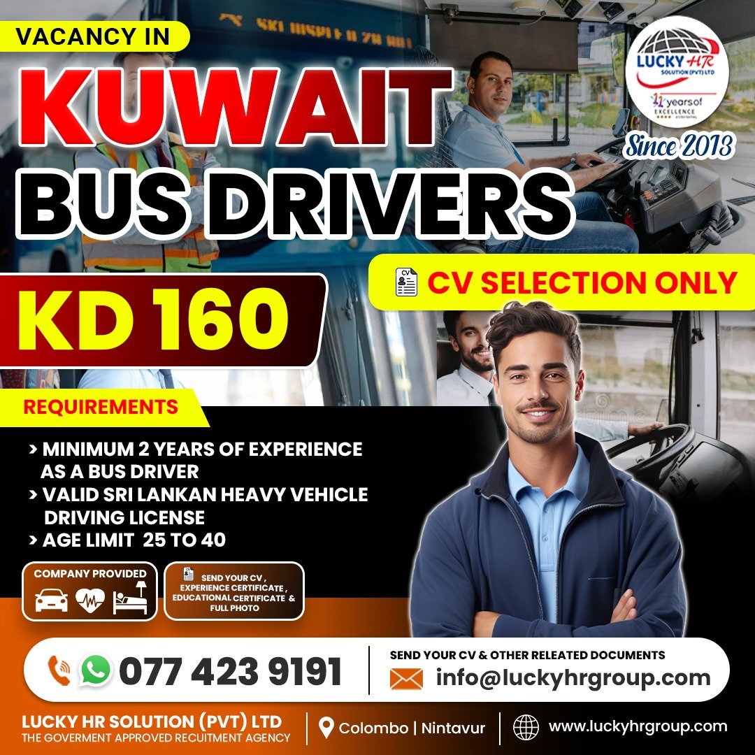 Vacancy in Kuwait- Bus Drivers – Lucky HR Solution Pvt Ltd